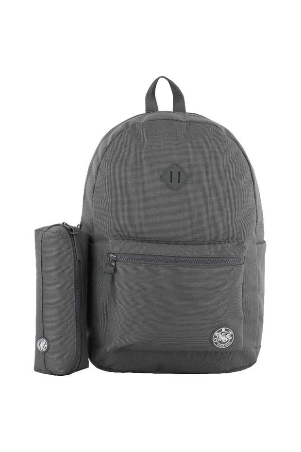 حقيبة ظهر كلاسيكية مع ملحق - 1