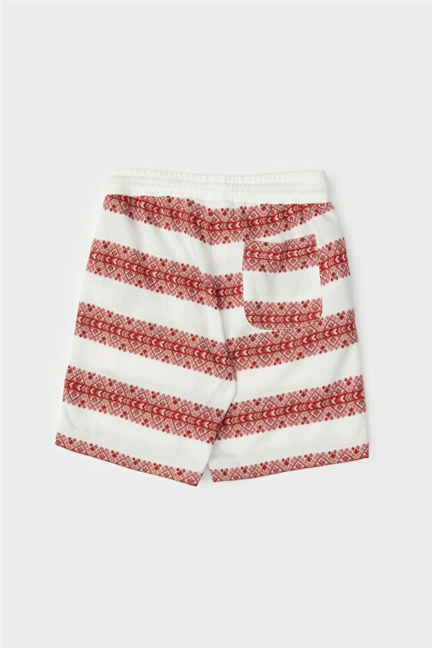 Boy Patterned Shorts - 6