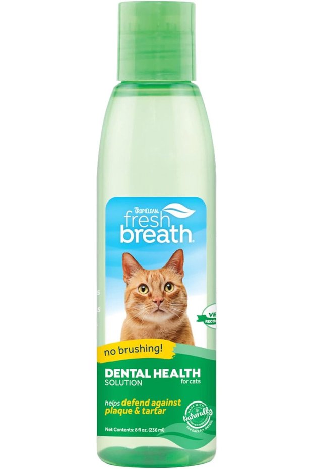 Fresh Breath Oral Care Water Additive for Cats, 8 oz - Dental Health Solution - Cat Breat