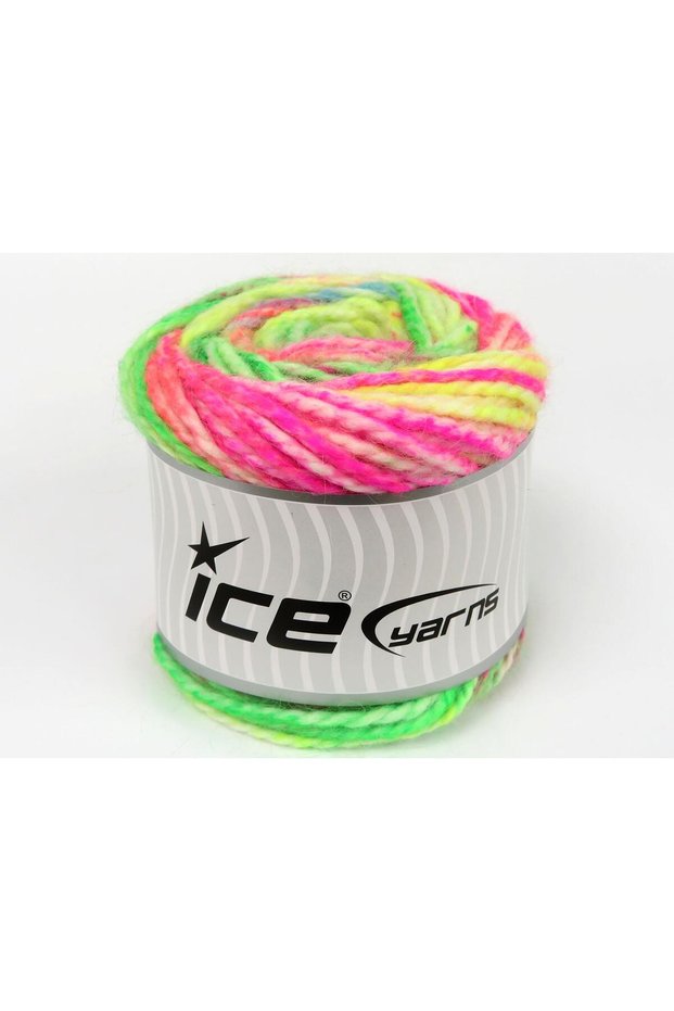 Lot of 2 X 150Gr Skeins Ice Yarns Cakes Alpine Angora (20% Angora) Yarn Neon Colors