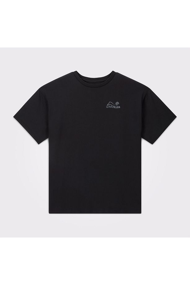 Retro Quarter Zip Erkek Siyah Sweatshirt - 1