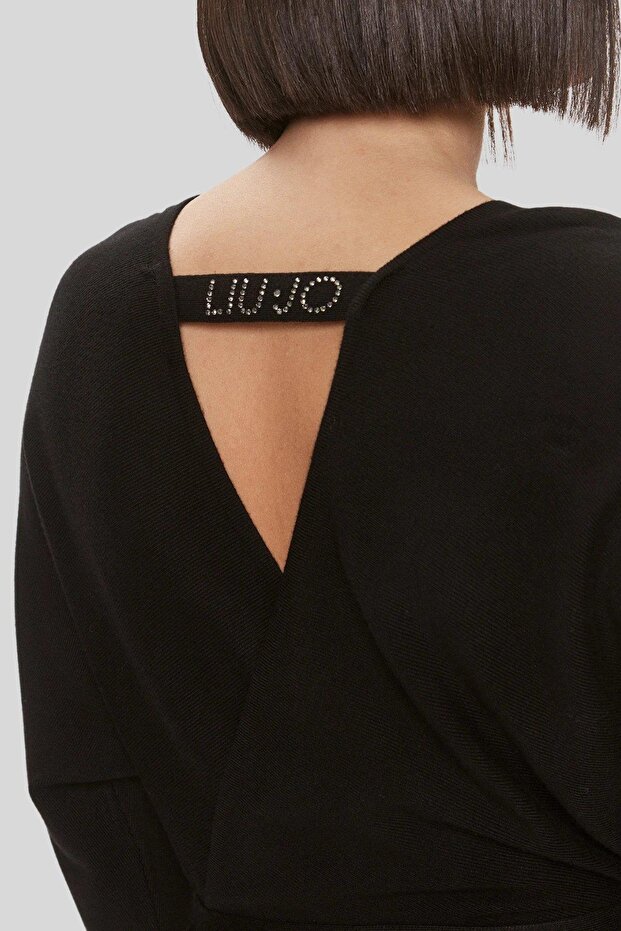 Kadın Slim Fit Örme Elbise - 5