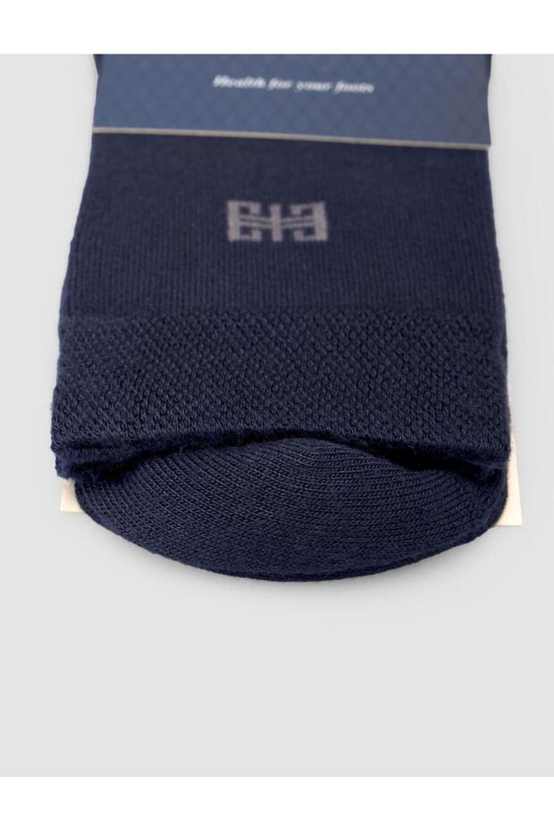 Bamboo Socket Navy Blue Men's Medium Socks - 2