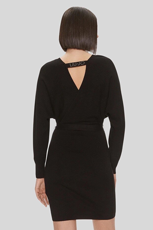 Kadın Slim Fit Örme Elbise - 3