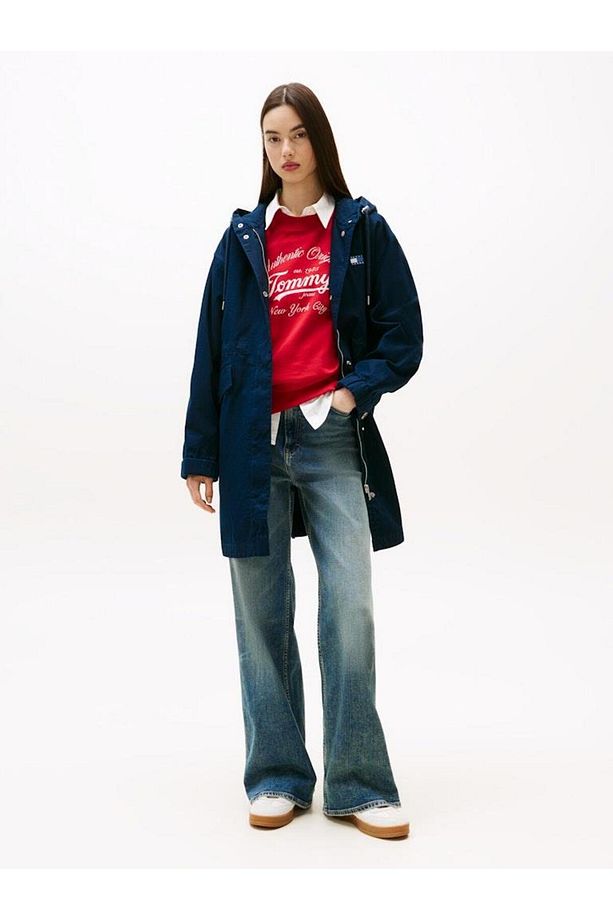 TJW BADGE WAISTED MIDI COAT - 1