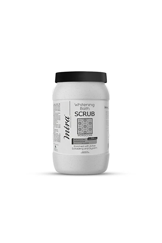 Moroccan Whitening Scrub – Deep Cleansing & Brightening Body Exfoliator – 2L Jar