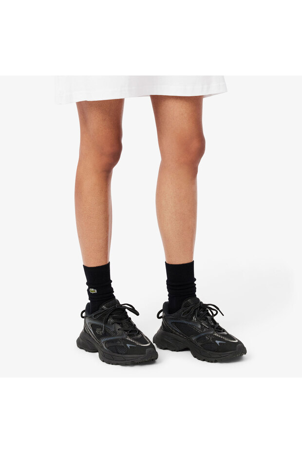 L003 Neo Shot Kadın Siyah Spor Ayakkabı - 4