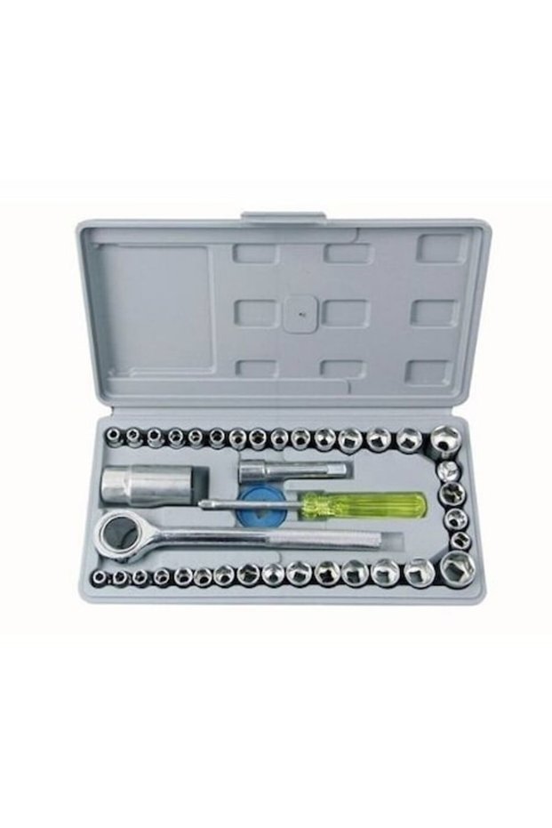 Professional Tool Set, 41 Pieces, Gray
