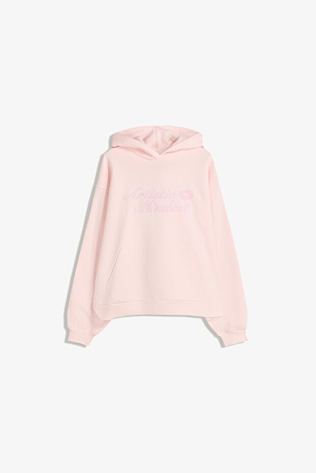 Baskılı kapüşonlu jarse - 2