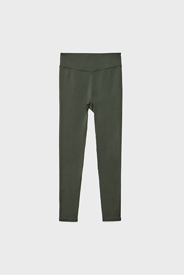 Yüksek belli, yumuşak şekillendirici tayt - 6