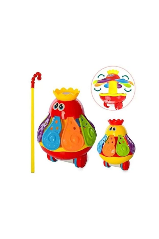 Push Toy, Rooster, Sound, Multicolor - 3
