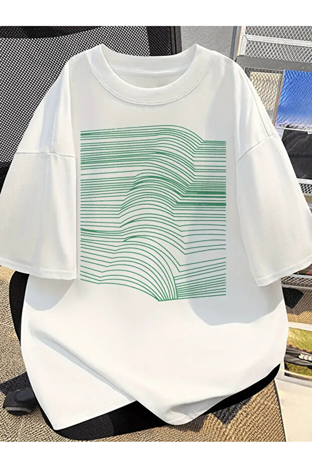 Premium Oversize Cut Short Sleeve Printed T-Shirt
