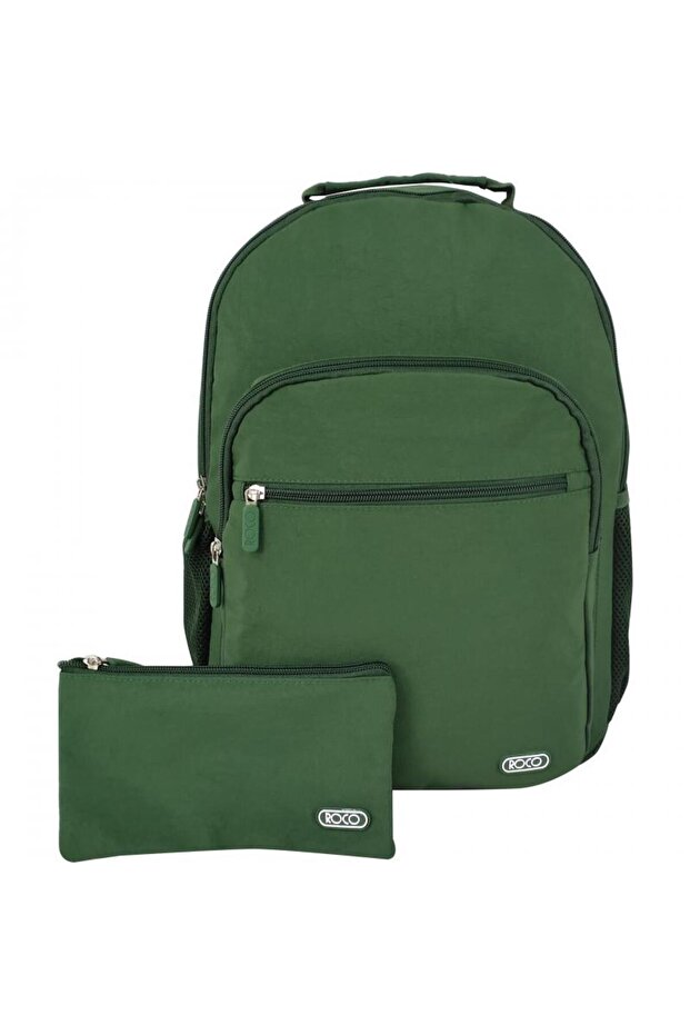 Basic Classic Backpack with Accessory - 2