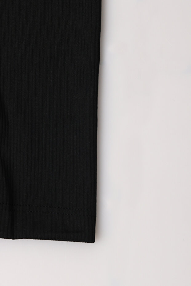 Basic Kız Çocuk Fitilli Tayt - 8001SB - 2