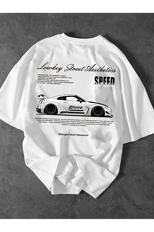 Premium Oversize Cut Short Sleeve Printed T-Shirt