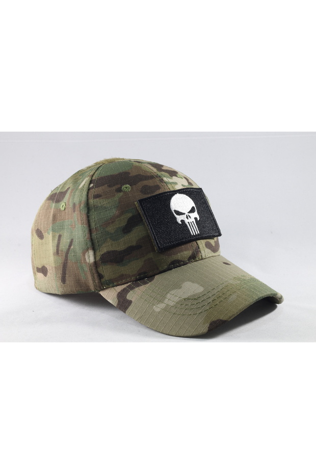 Multicam Kamuflaj Peçli Şapka - 3