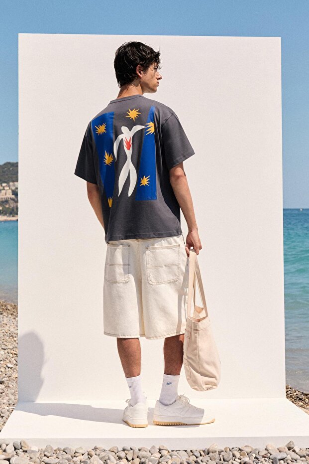 Henri Matisse işlemeli tişört - 2