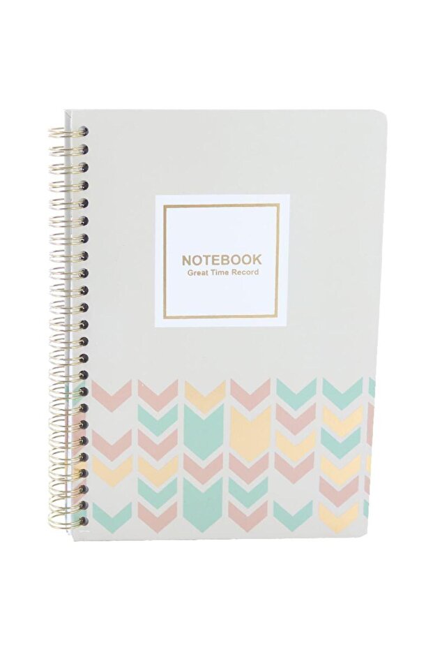 دفتر ملاحظات HeartA5100، مسطر، رمادي - 1