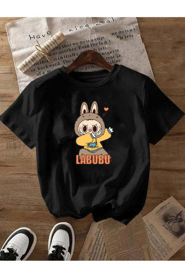 تي شيرت أساسي مطبوع - 1