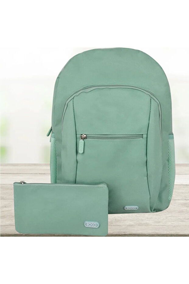 Basic Classic Backpack with Accessory - 1
