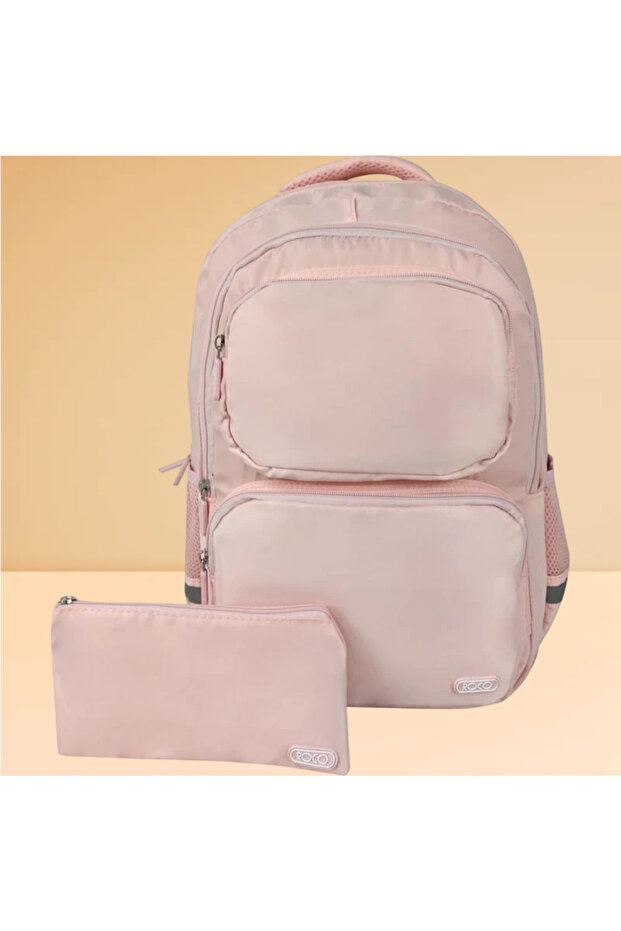 حقيبة ظهر كلاسيكية أساسية مع ملحق - 1