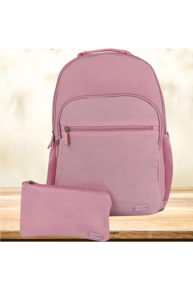Basic Classic Backpack with Accessory - 1