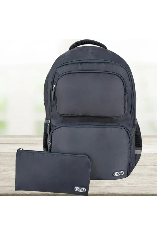 Basic Classic Backpack with Accessory - 1