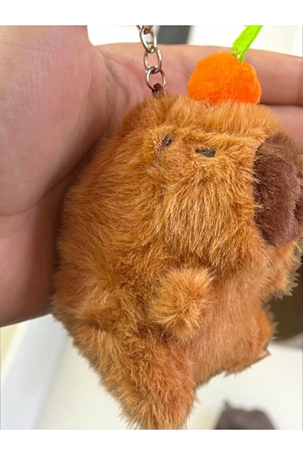 Capybara Plush Keychain Figure - 4