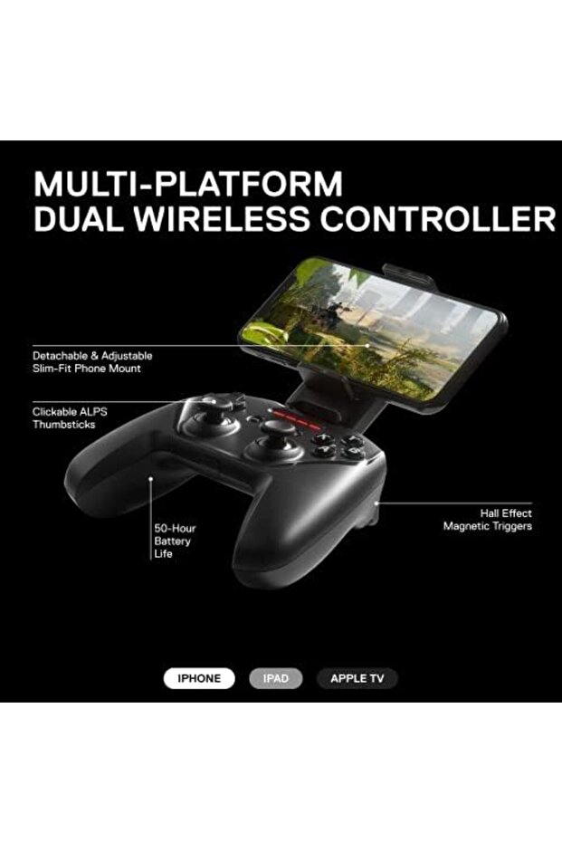 Nimbus+ Bluetooth Mobile Gaming Controller with iPhone Mount - 5