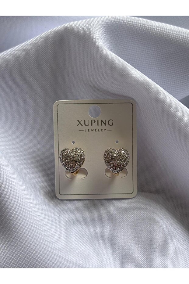 Heart Detailed Bijouterie Earrings