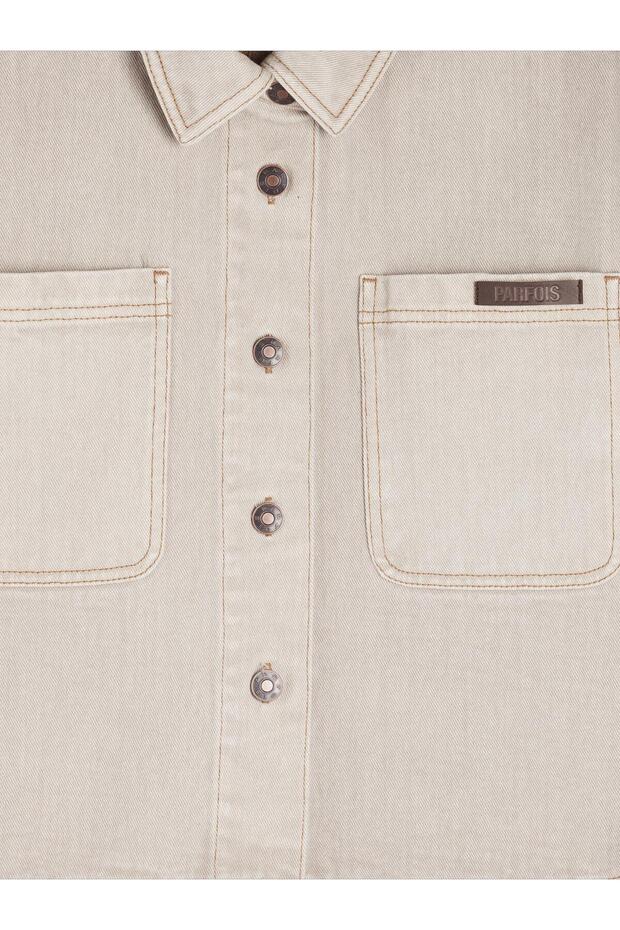 Cepli Denim Gömlek - 6