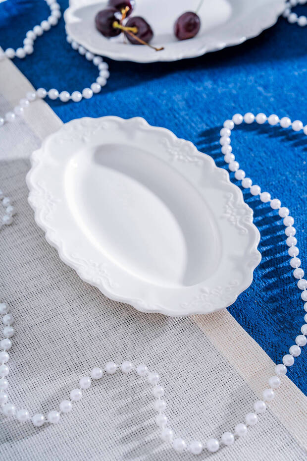 King Oval Kayık Tabak - 20 cm - 1