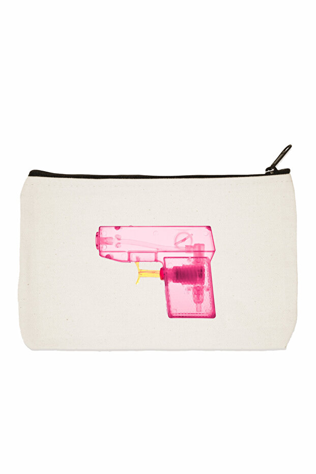 حقيبة مكياج مطبوعة على شكل مسدس - 1