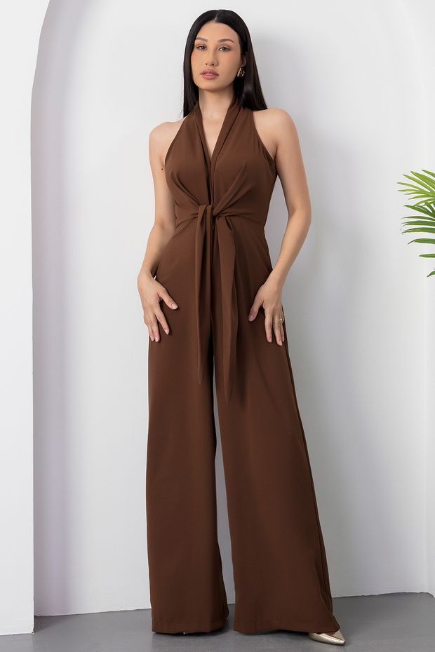 Boyundan Geçmeli Bağlamalı Tulum GRS3551 - 7