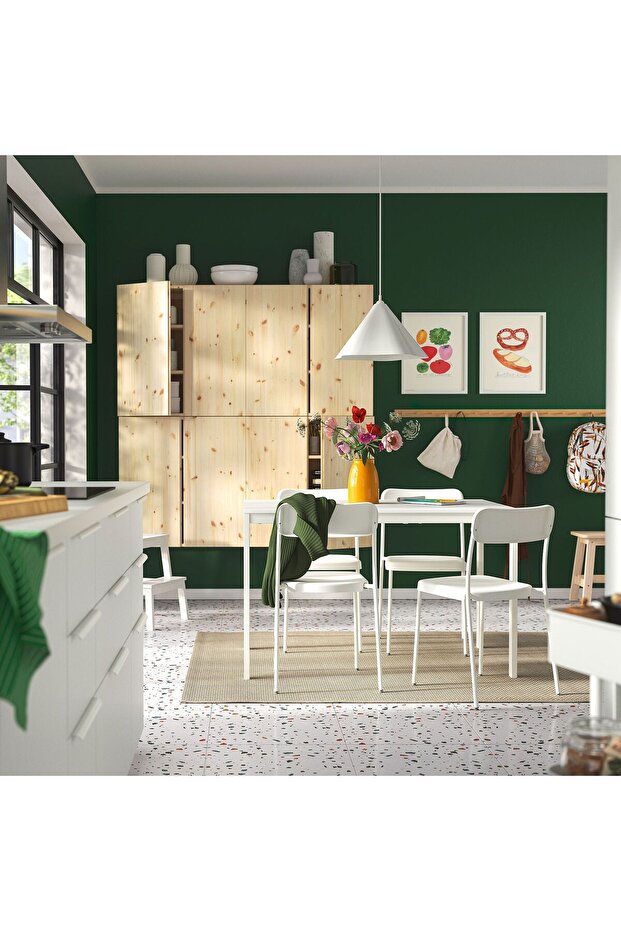 plastik sandalye, beyaz - 1