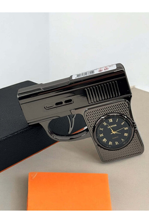 Silahlı Saatli Pürmüzlü Çakmak - 1