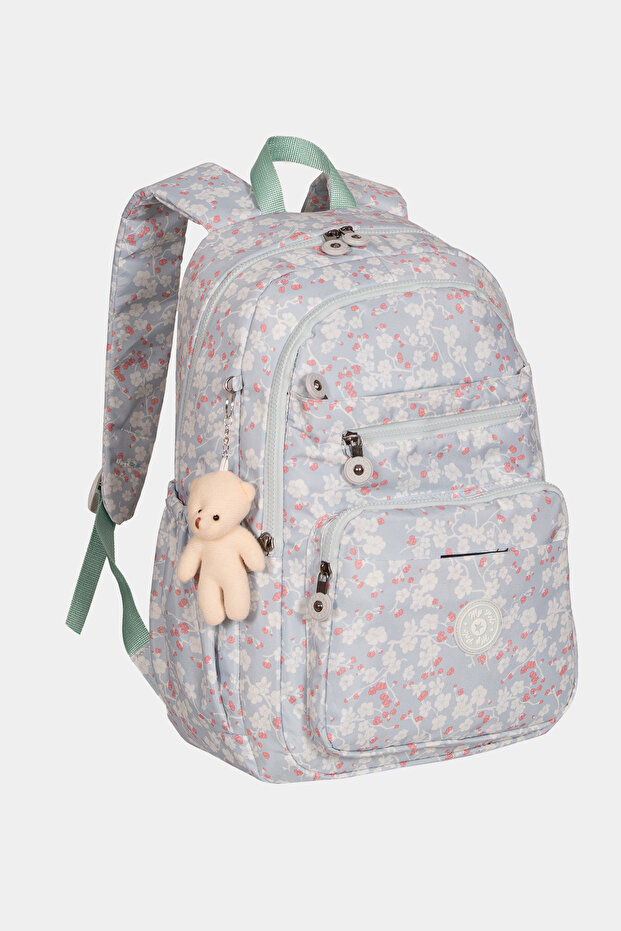 My Polo Durable Unisex School Backpack with Crinkil Toy
