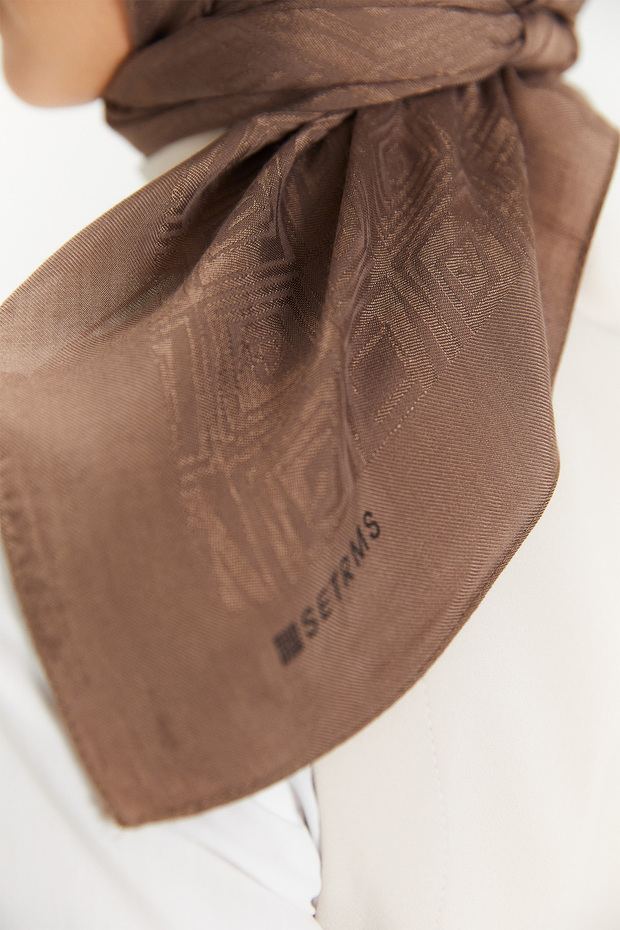 Geometrik Tasarımlı Eşarp - 4