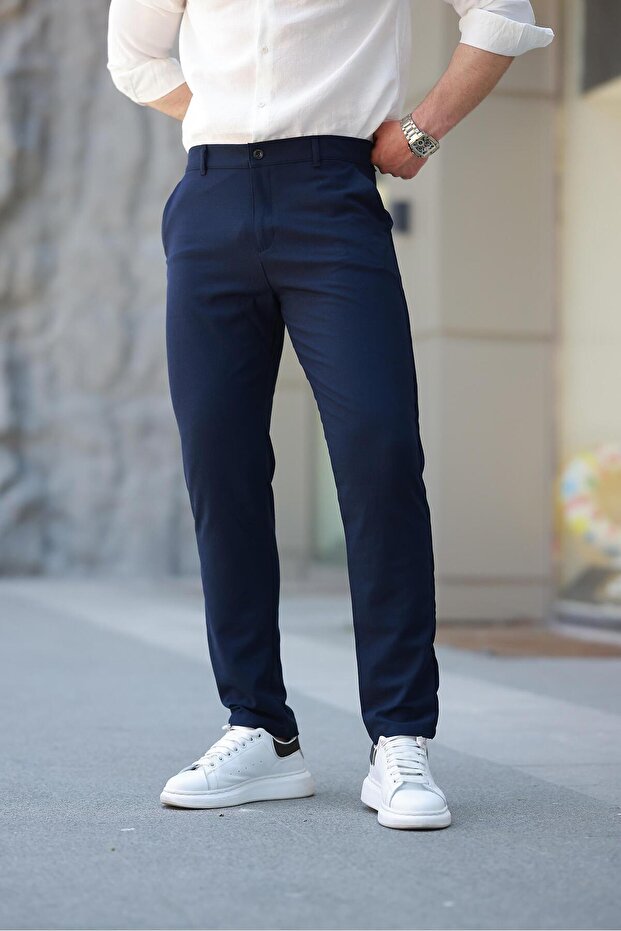 Lacivert Basic Erkek Pantolon E6576 - 7