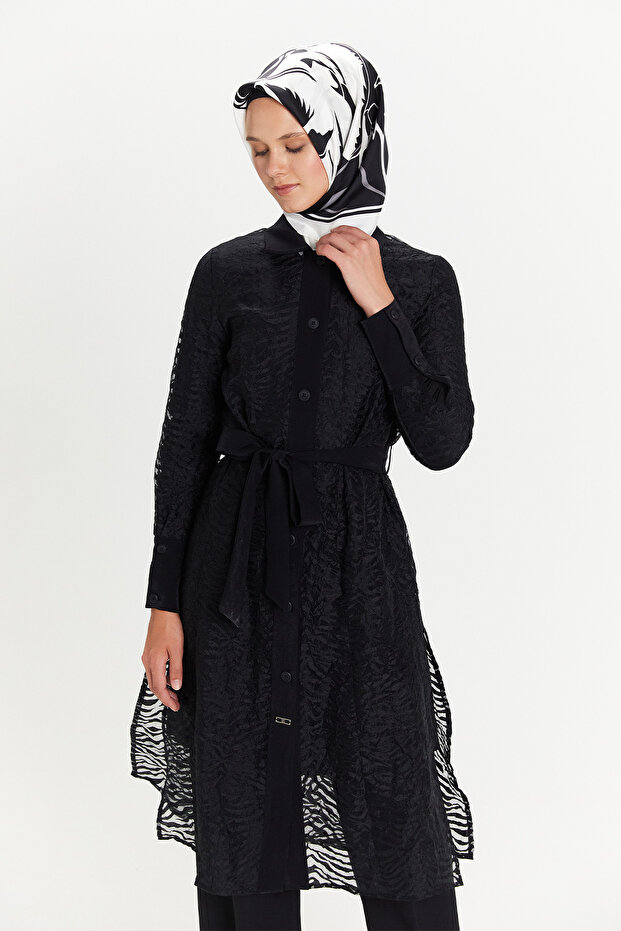 Zebra Desenli Twinset - 4