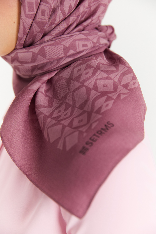 Etnik Desenli Eşarp - 5