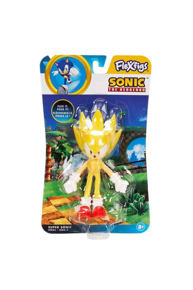 Flexfig Sonic Aksiyon Figürü - Super Sonic - 2
