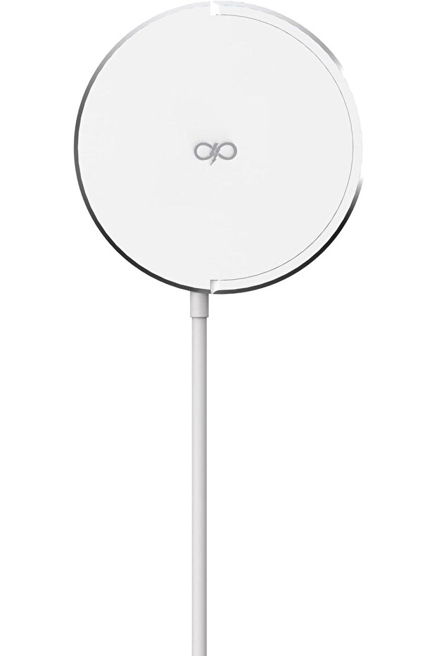 Power15W MagSafe Compatible Wireless Charger Stand function White - 3