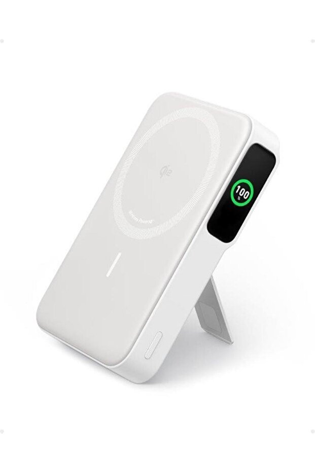 Maggo 10K Power Bank, Qi2 Certified 15W Ultra Fast Charging Charger A1654H21 White