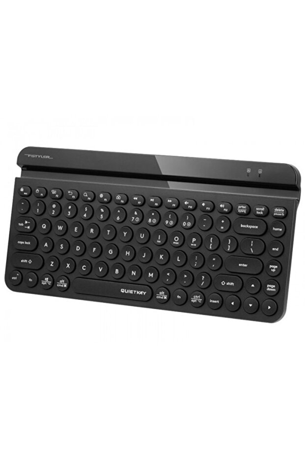 Wireless Keyboard, A4Tech, A4TKLA47123, Black - 3