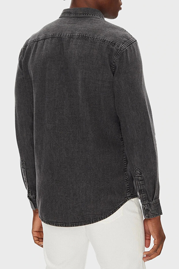 Denim Shirts Erkek Siyah Gömlek LV040BM733-KQB - 3