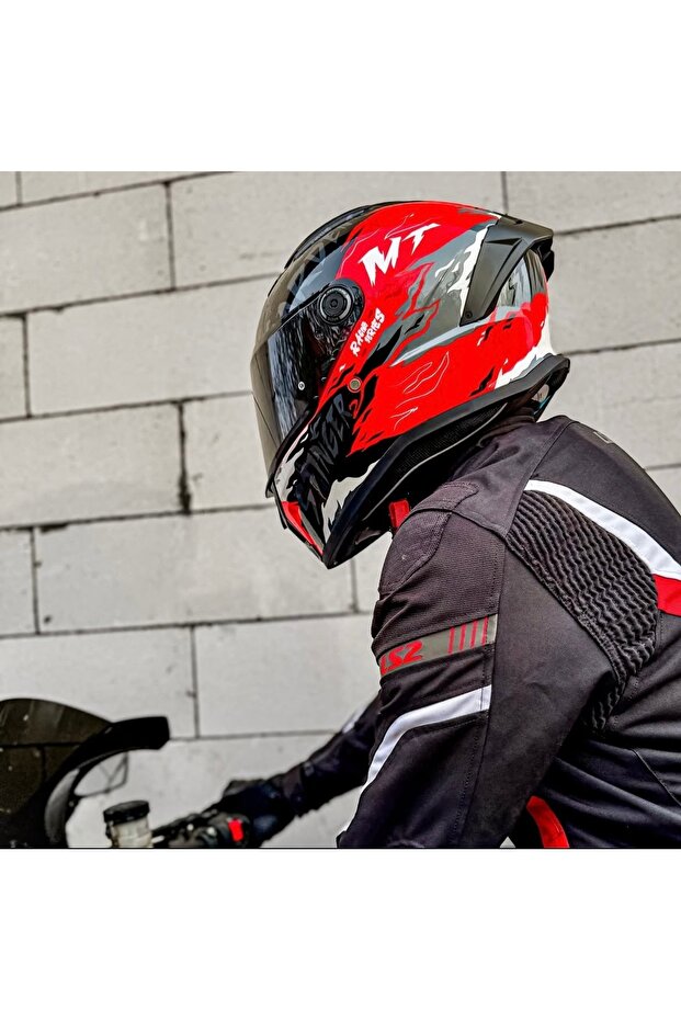 Helmets Stinger 2 Ardent C5 gloss (şeffaf vizörlü) kask - 4