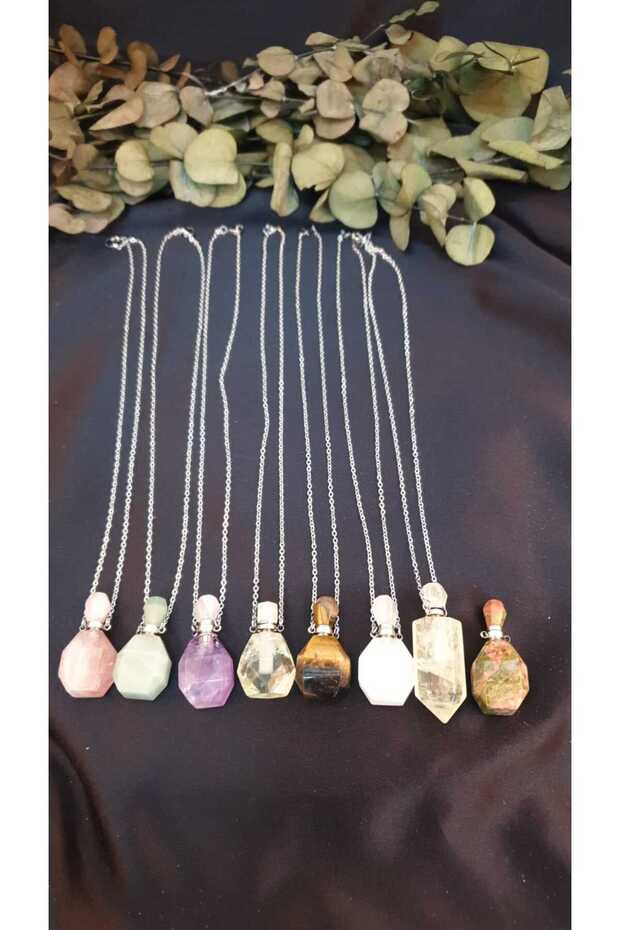 Parfüm şişeli kolye - 1