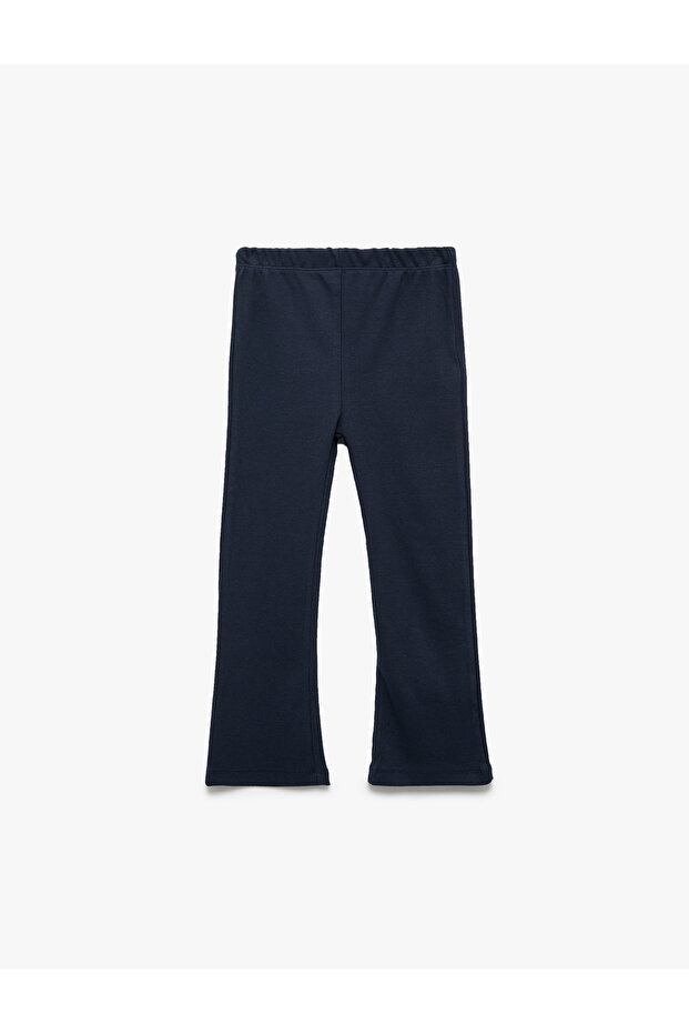 Cotton Elastic Waist Basic Spanish Leggings
