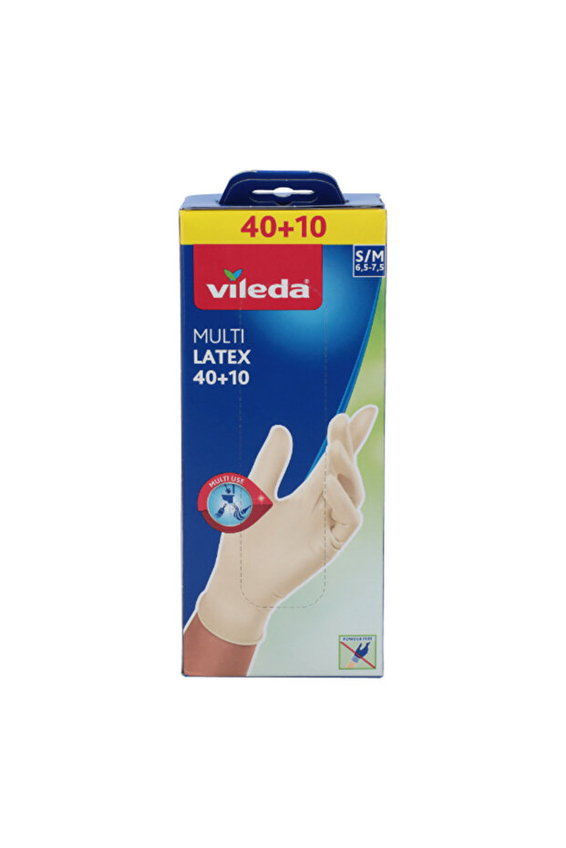 50-Piece Multi Latex Gloves S/M